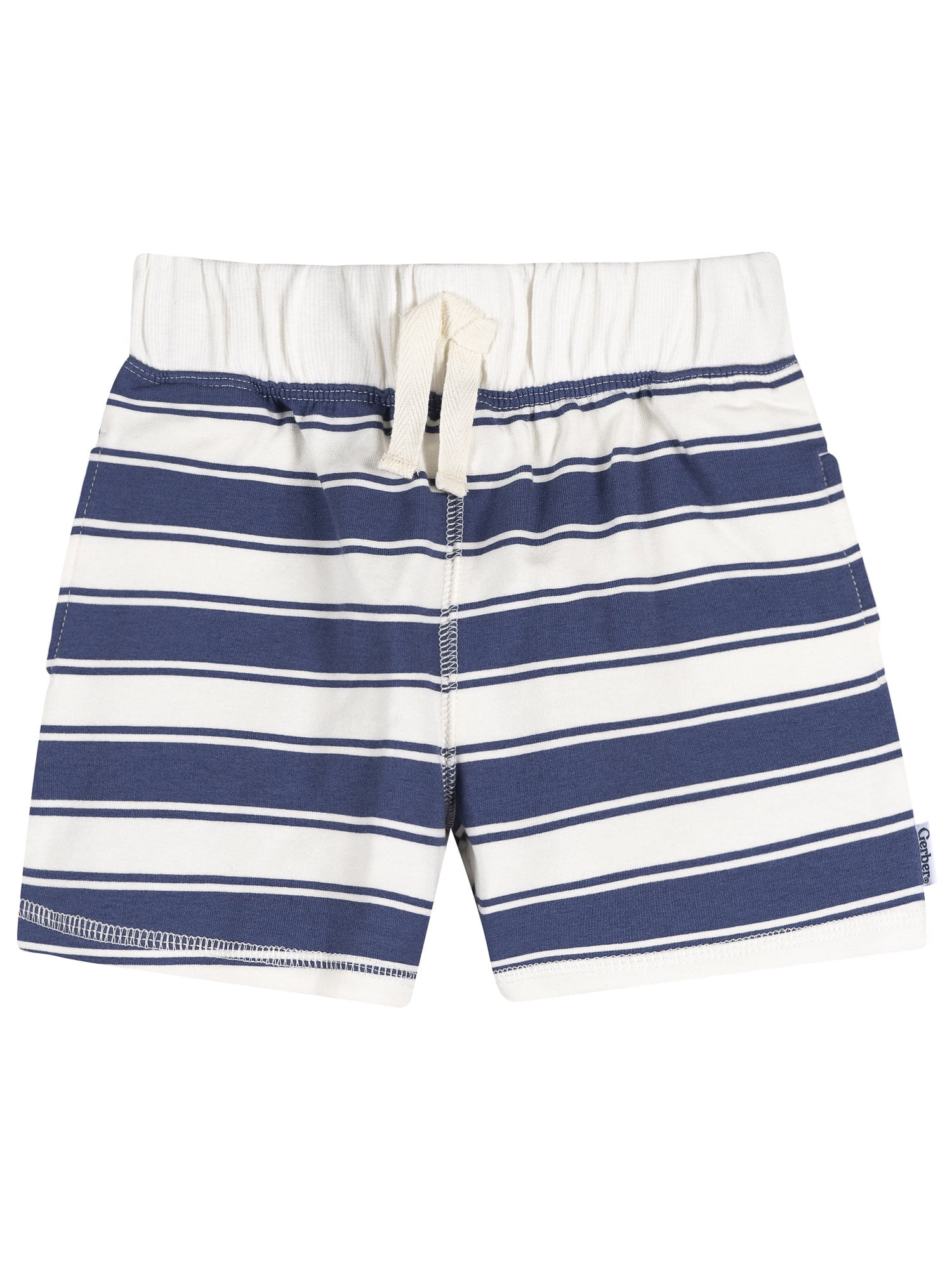 Gerber Baby and Toddler Boy Knit Shorts, 3-Pack, Sizes 0/3 Months - 5T