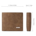 thumbnail image 7 of LOUEBICA Mens Wallet Leather RFID Blocking Large Capacity Trifold Wallet for Men with 10 Card Holders, 7 of 7
