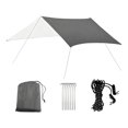 thumbnail image 1 of guohui Bâche de Tente Imperméable Drap de Sol Tapis Abri Multifonction Robuste pour Extérieur Gris, 1 of 8