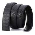 thumbnail image 5 of 120cm Men Leather Ratchet Belt Waistband Strap for Automatic 2 Type, 5 of 6