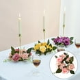 thumbnail image 6 of Pillar Candle Rings Wreath Festival Wedding Door Pink, 6 of 9