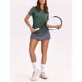 thumbnail image 4 of Weardear Workout Tops for Women UPF 50+ Yoga Shirts Short Sleeve Athletic Tops with Side Slits Loose Fit Running Gym Tee Top, 4 of 7