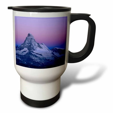 3dRose Matterhorn, Mountains, Swiss Alps, Switzerland - EU29 RNU0034 - Rolf Nussbaumer - Travel Mug, 14-ounce, Stainless (Best Way To Travel In Switzerland)