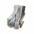 thumbnail image 3 of Animal Soft Flannel Fleece Throw Blanket, Engraved Inspired Artwork of a Horse Head on a Plain Background, Cozy Plush for Indoor and Outdoor Use, 60" x 80", Charcoal Grey and White, by Ambesonne, 3 of 5