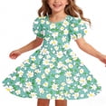 thumbnail image 5 of Piuwrlz Back to School Dresses Girls Uniform Preppy Dress A-Line Princess Skirts Green Size 15-16 Years, 5 of 8