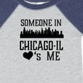 thumbnail image 4 of Inktastic Chicago Illinois Someone Loves Me Skyline Boys or Girls Baby Bodysuit, 4 of 5