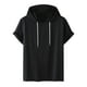 thumbnail image 1 of Camiseta deportiva de manga corta con capucha de moda sólida informal para hombre Pompotops oipoqjl52844, 1 of 3
