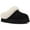 Black, variant on Fuzzy Platform Slippers for Women, Comfy Winter Women Slippers, Memory Foam House Shoes