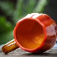 thumbnail image 4 of Tazas de calabaza, tazas de café de cerámica y taza de té, taza con forma de calabaza de cerámica naranja novedosa, 4 of 6