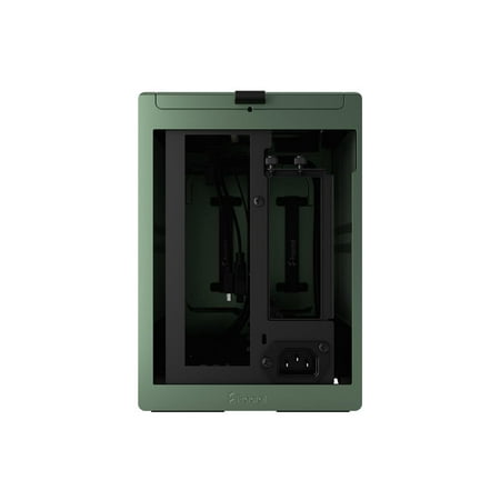 Fractal Design - Terra Jade Mini-ITX Small Form Factor PC Case with PCIe 4.0 Riser - Jade