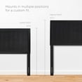 thumbnail image 6 of Modway Robbie Twin Modern Rubberwood and MDF Headboard in Black, 6 of 9