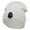 White, variant on Ghost Embroidered 12 Inch Long Knitted Beanie - Yellow OSFM