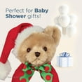 thumbnail image 6 of Bearington Baby 1st Christmas, 5.5 Inch Teddy Bear Plush Stuffed Animal, Soft Baby Rattles and Plush Rings, For Ages 0-14, 6 of 7