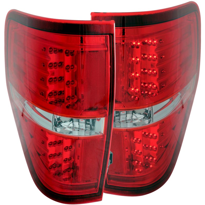 ANZO USA 311139 0913(incl 2011) F150 LED TAIL LIGHTS RED/CLEAR
