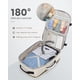thumbnail image 2 of Mochila de viaje LOVEVOOK Carry on 40 L impermeable con cubos, 2 of 7