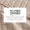thumbnail image 5 of Solid Quilt Set - Lightweight, Soft, All-Season - 3-Piece Seersucker Bedding Set (Full / Queen, Bone), 5 of 6