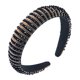 thumbnail image 3 of Diadema con cuentas tejidas a mano para el cabello Homing Hair Hoop, estilo barroco, esponja, accesorios simples para el cabello facial para mujer, 3 of 6