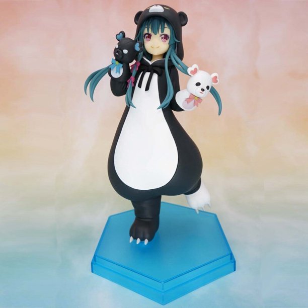 18CM Kuma Kuma Kuma Bear Anime Figure PARADE Yuna Action Figure PVC Model Toy For Kids Cute Collection Model Toys heqiyong LED