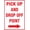 Warning Sign 1, variant on Pick Up and Drop Off Point Sign – 8x12 Inch Reflective Aluminum,Weatherproof & UV Protected,HighVisibility Directional Sign for School,Business or Parking Area