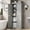 Pure gray, variant on 70" Tall Freestanding Pantry Cabinet with Doors & Adjustable Shelves - Multi-Room Storage for Kitchen, Bathroom, Dining, Living Room (Grey)