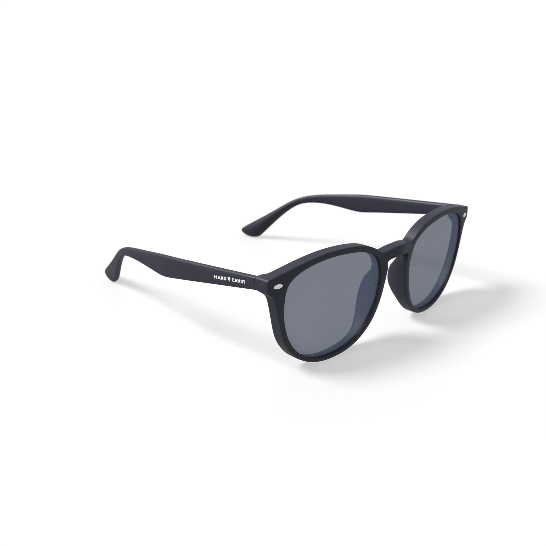 Hard Candy Womens Rx'able Sunglasses, Hs20, Matte Black, 52-20-145, with Case
