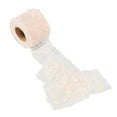 thumbnail image 4 of Rollo de tul de 10 yardas, lentejuelas bordadas, flores, cinta de malla, accesorios decorativos para manualidades, color beige, 4 of 5