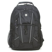 Dejuno Backpack Checkpoint-Friendly 15.6 Laptop & Tablet Pocket - Black