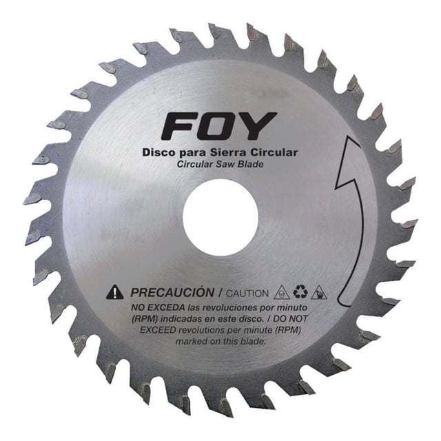 Disco Sierra Circular 4in Con Centro De 3/4in 30 Dientes Foy FOY 143550