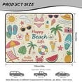 thumbnail image 7 of COEQINE Universal Car Trunk Liner for Dogs, All Weather SUV Cargo Mat Non-Slip Backing Trunk Protector Mat Fits Most Cars, SUVs & Trucks, Happy Beach Life Doodle, 7 of 7