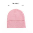 thumbnail image 5 of YAOBAMM Chapeau Uni Hommes Femmes Automne Hiver Bonnet Tricoté Chapeau Uni Sans Bord Rétro Rond Dôme Extérieur chandail-Over Chapeau de Ski Mode Urbaine, 5 of 5