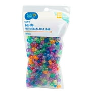 Hello Hobby Pony Beads, Translucent, 500-Pack, Boys and Girls, Child, Ages 6+