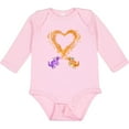 thumbnail image 3 of Inktastic Fire Heart Dragons Boys or Girls Long Sleeve Baby Bodysuit, 3 of 5