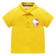 thumbnail image 3 of Camiseta de manga corta de algodón para niños de Hello Kitty, POLO con solapa de temperamento para niña, camisa informal de media manga de verano para niños, 3 of 5