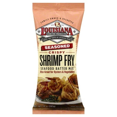 (48 Pack) Louisiana Fish Fry Louisiana Shrimp Fry, 10 (Best Breading For Fried Shrimp)