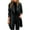 Black, variant on GaThRRgYP Wool Overcoat Women Plus Size Winter,Women's Fall and Winter Straight Cardigan Button Pocket Coat Khaki M