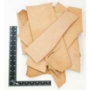 ELW 2LB Vegetable Tan Tooling Cowhide Leather Scraps 6-10 oz. Thickness Pieces