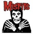 thumbnail image 2 of Men's Misfits Fiend Skull Red Logo Graphic Tee White Large, 2 of 5