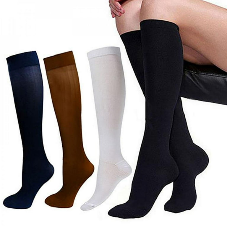 Compression Stockings Stretch Pressure Nylon Varicose Vein Stocking Leg  Relief Pain Pain Knee High
