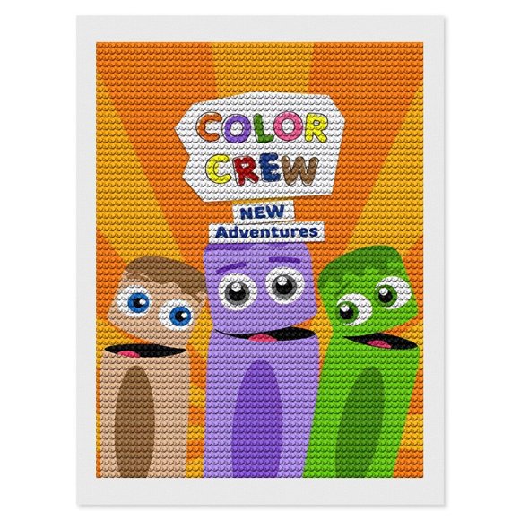 Color Crew Kits de Pintura de Diamantes para Adultos 5D DIY Diamond Art Kits Full Drill Diamond Dots para Regalo Decoración de Pared y Relajación Artes de Gemas 30*40cm