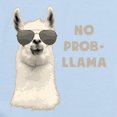 thumbnail image 2 of CafePress - No Problem Llama Body Suit - Baby Light Bodysuit, Size Newborn - 24 Months, 2 of 4