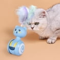 thumbnail image 3 of Juguetes para gatos interactivos para gatos de interior, juguetes de plumas para gatos, juguete de rompecabezas para gatos, juguete automático para gatos, juguetes para gatos de interior, (a, 3 of 5