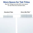 thumbnail image 6 of Avery Extra-Wide Big Tab Dividers, 8-Tab, Clear, 6 Sets (11254), 6 of 9