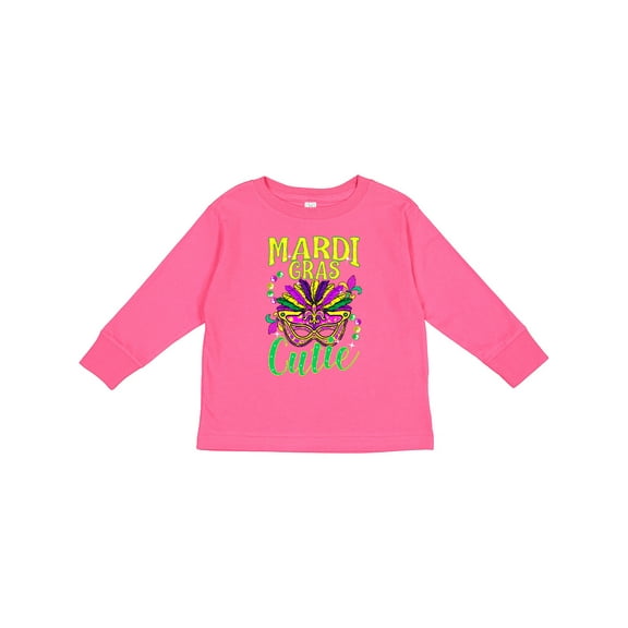 Inktastic Mardi Gras for Girls Girls Long Sleeve Toddler T-Shirt
