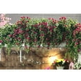 thumbnail image 3 of 1pc/2pcs Bunch Artificial Hanging Flowers Fake Plants Bouquets For Patio Lawn Garden Decoration, 3 of 8