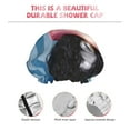 thumbnail image 5 of Kll Dog In Hairdresser Pattern Shower Cap & Bath Cap For Women,Reversible Oversized Waterproof Shower Caps For All Hair Lengths,Elastic Reusable Bathing Hair Cap, 5 of 9