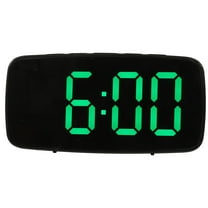 PTOOTP Green LED Digital Clock Large Display for Bedroom and Office