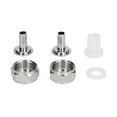 thumbnail image 1 of Stainless Steel Beer Keg Coupler Connector Fitting Beer Line Connector Kit for Brewing Equipment, 1 of 14