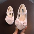 thumbnail image 2 of Toddler Little Girls Bowknot Mary Jane Ballerina Shoes Wedding Bridesmaids Glitter Party Dress Princess Shoes, 2 of 10