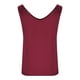 thumbnail image 5 of Karight Women's Fashion Silk Satin Tank Tops, Loose V-Neck Summer Casual Sleeveless Shirts Solid Color Basic Cami Clothes, 5 of 6