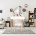 thumbnail image 6 of Bedroom Light Luxury Real Wood Dressing Table Simple Makeup Table Without Lamp, 6 of 8